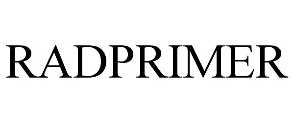 Trademark Logo RADPRIMER
