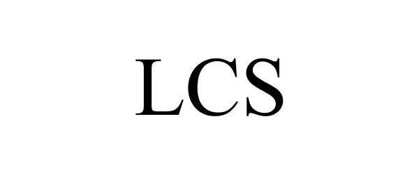 Trademark Logo LCS