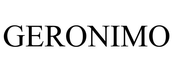 Trademark Logo GERONIMO
