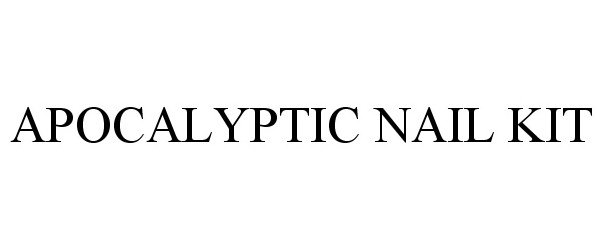 Trademark Logo APOCALYPTIC NAIL KIT