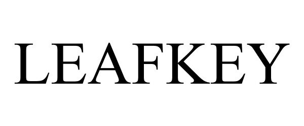 Trademark Logo LEAFKEY