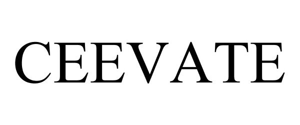 Trademark Logo CEEVATE