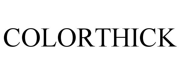 Trademark Logo COLORTHICK