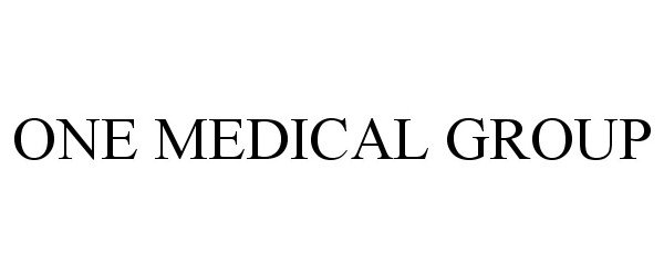 Trademark Logo ONE MEDICAL GROUP