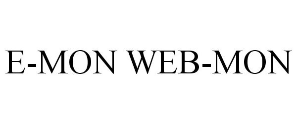  E-MON WEB-MON