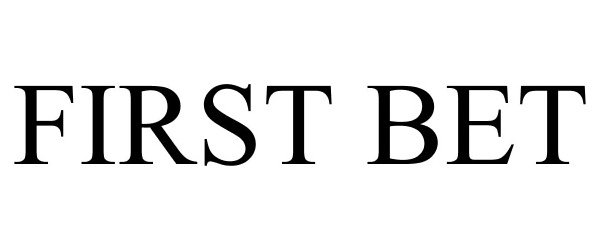 Trademark Logo FIRST BET