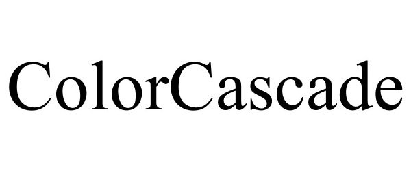 Trademark Logo COLORCASCADE