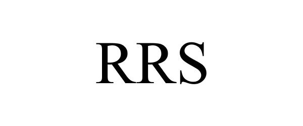 Trademark Logo RRS