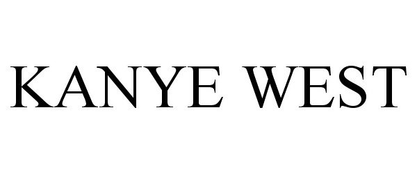 Trademark Logo KANYE WEST