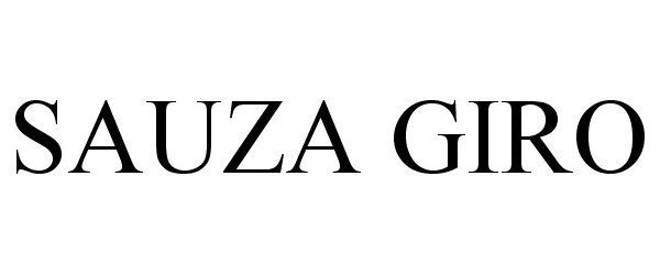 Trademark Logo SAUZA GIRO