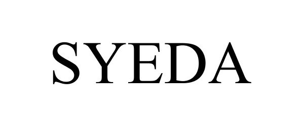 Trademark Logo SYEDA