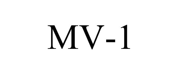 Trademark Logo MV-1