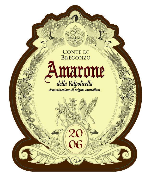  CONTE DI BREGONZO AMARONE DELLA VALPOLICELLA DENOMINAZIONE DI ORIGINE CONTROLLATA 2006