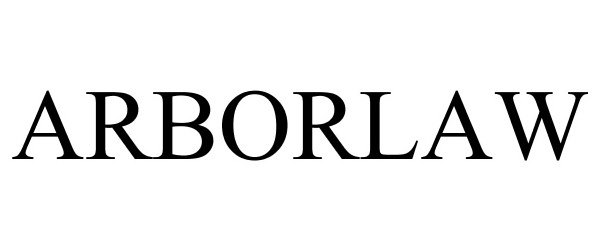 Trademark Logo ARBORLAW
