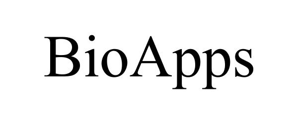 Trademark Logo BIOAPPS