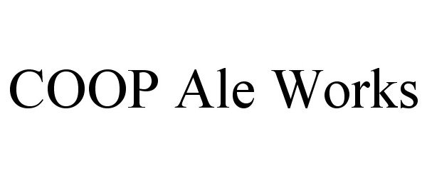  COOP ALE WORKS