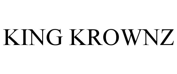 Trademark Logo KING KROWNZ
