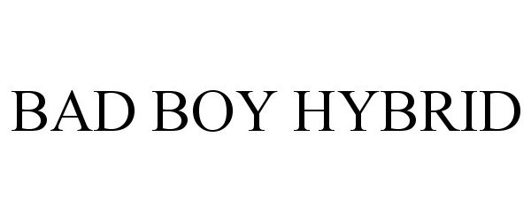  BAD BOY HYBRID