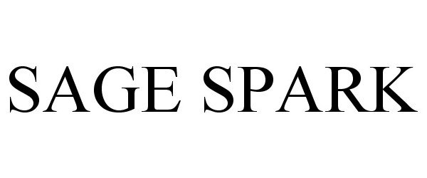 Trademark Logo SAGE SPARK