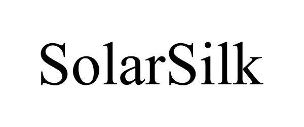 Trademark Logo SOLARSILK
