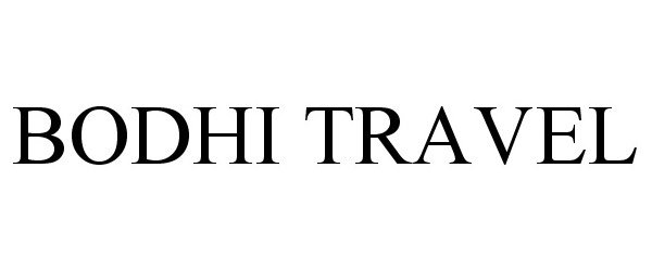 Trademark Logo BODHI TRAVEL