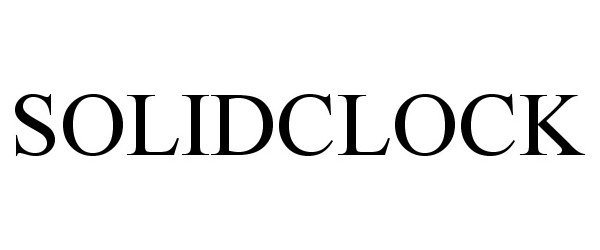 Trademark Logo SOLIDCLOCK