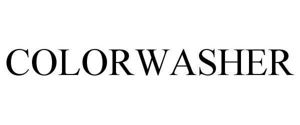 Trademark Logo COLORWASHER
