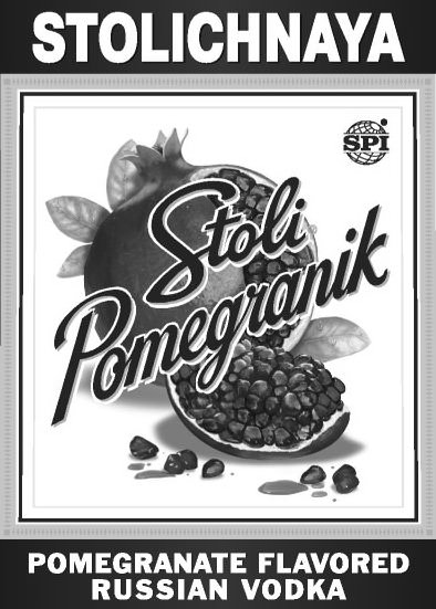  STOLICHNAYA STOLI POMEGRANIK POMEGRANATE FLAVORED RUSSIAN VODKA SPI