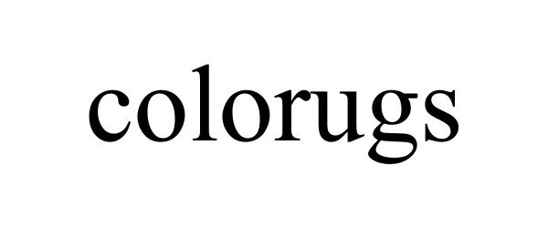 Trademark Logo COLORUGS