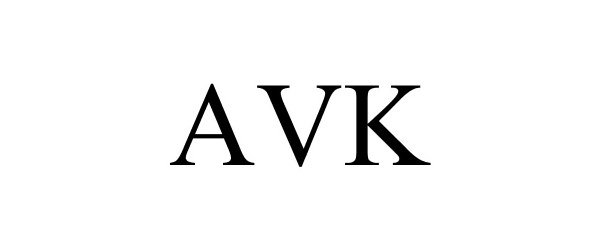 Trademark Logo AVK