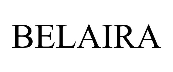 Trademark Logo BELAIRA