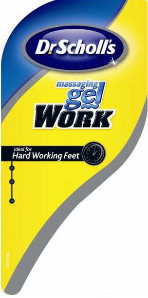 Trademark Logo DR. SCHOLL'S MASSAGING GEL WORK IDEAL FOR HARD WORKING FEET