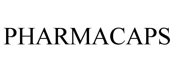 Trademark Logo PHARMACAPS