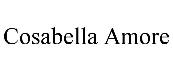 Trademark Logo COSABELLA AMORE