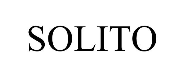 Trademark Logo SOLITO