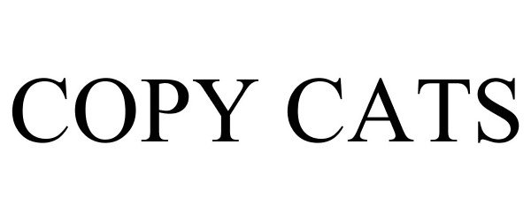 Trademark Logo COPY CATS