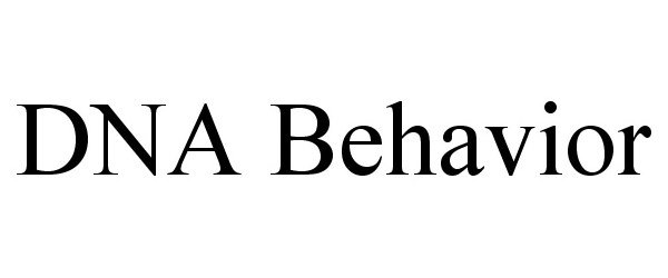 Trademark Logo DNA BEHAVIOR