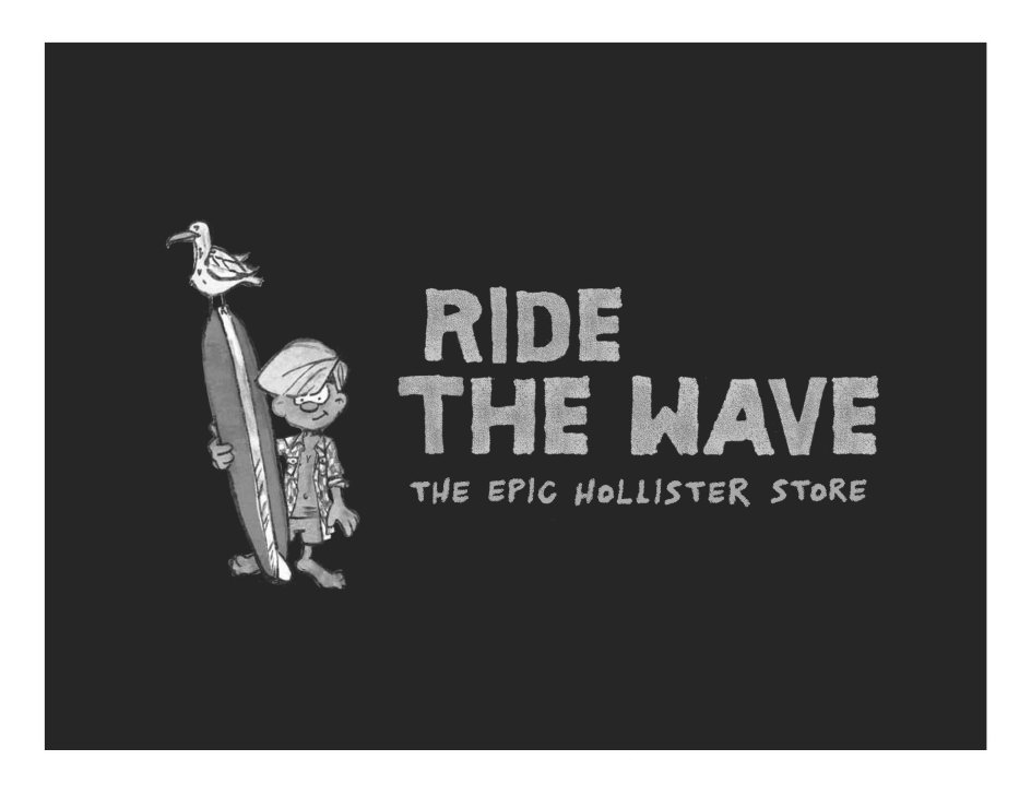  RIDE THE WAVE THE EPIC HOLLISTER STORE.