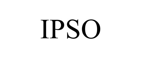 Trademark Logo IPSO