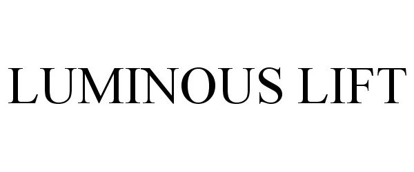 Trademark Logo LUMINOUS LIFT