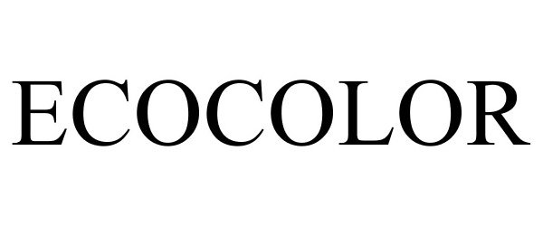 Trademark Logo ECOCOLOR