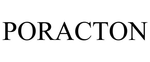 Trademark Logo PORACTON