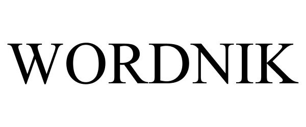 Trademark Logo WORDNIK