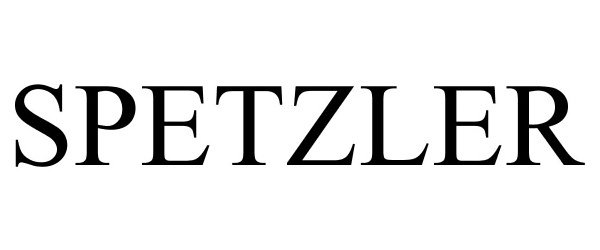 Trademark Logo SPETZLER