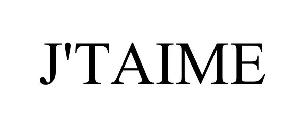 Trademark Logo J'TAIME