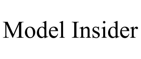  MODEL INSIDER