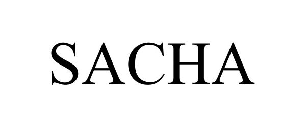 Trademark Logo SACHA