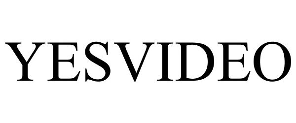 Trademark Logo YESVIDEO