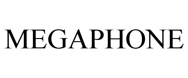 Trademark Logo MEGAPHONE