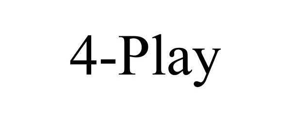 Trademark Logo 4-PLAY